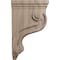 Ekena Millwork 3 7/8"W x 8"D x 13"H Boston Traditional Scroll Corbel, Walnut COR03X08X13TSWA - alternate 3